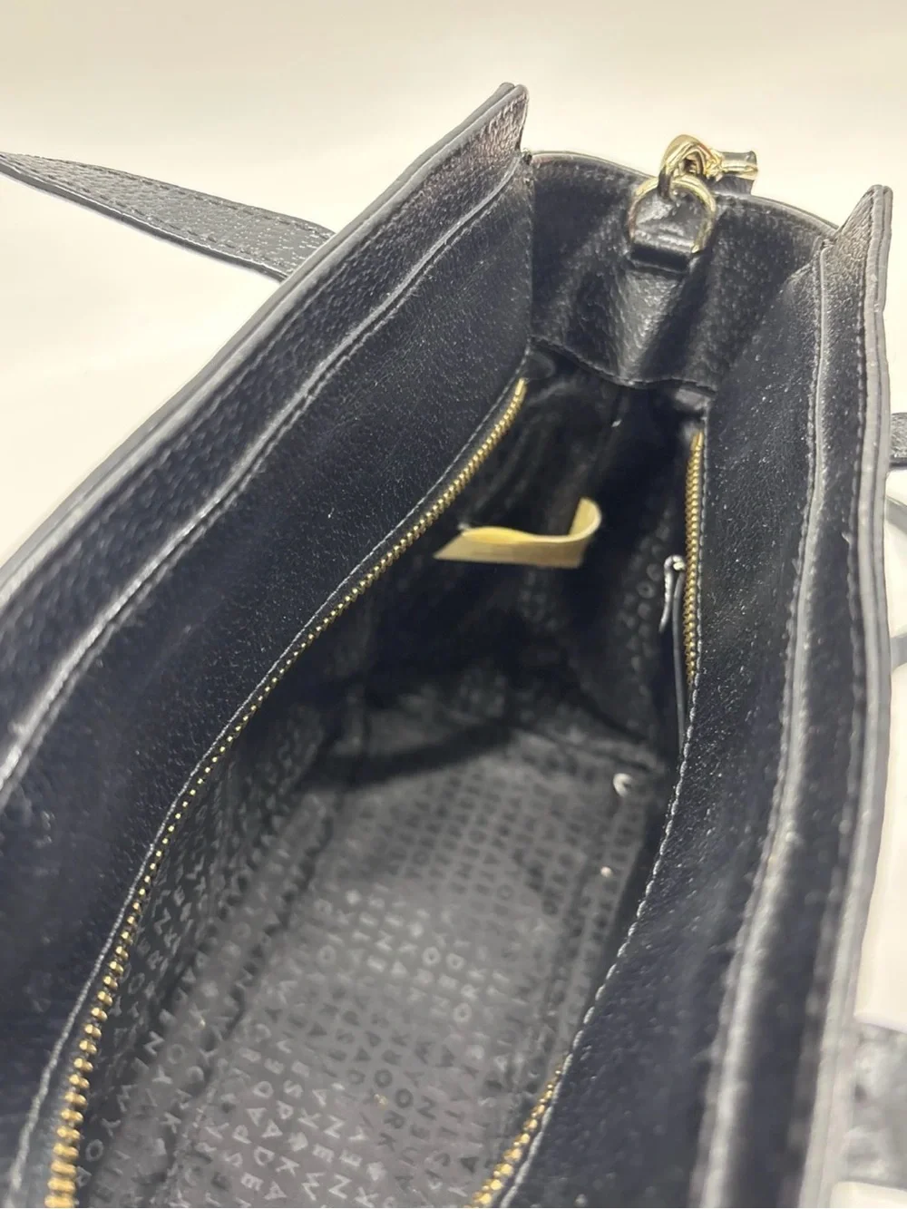 kate spade Black Pebbled Leather Satchel with Shoulder Strap